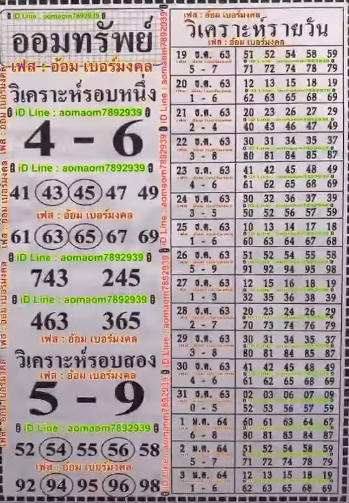 อ้อม เบอร์มงคล แนวทางฮานอย วันนี้ 31 ธ.ค.