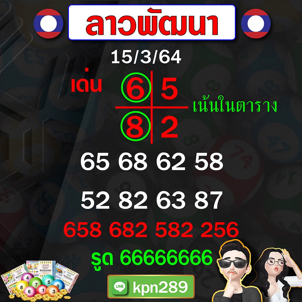 ขุนแผน แนวทางหวยลาว 15/03/64