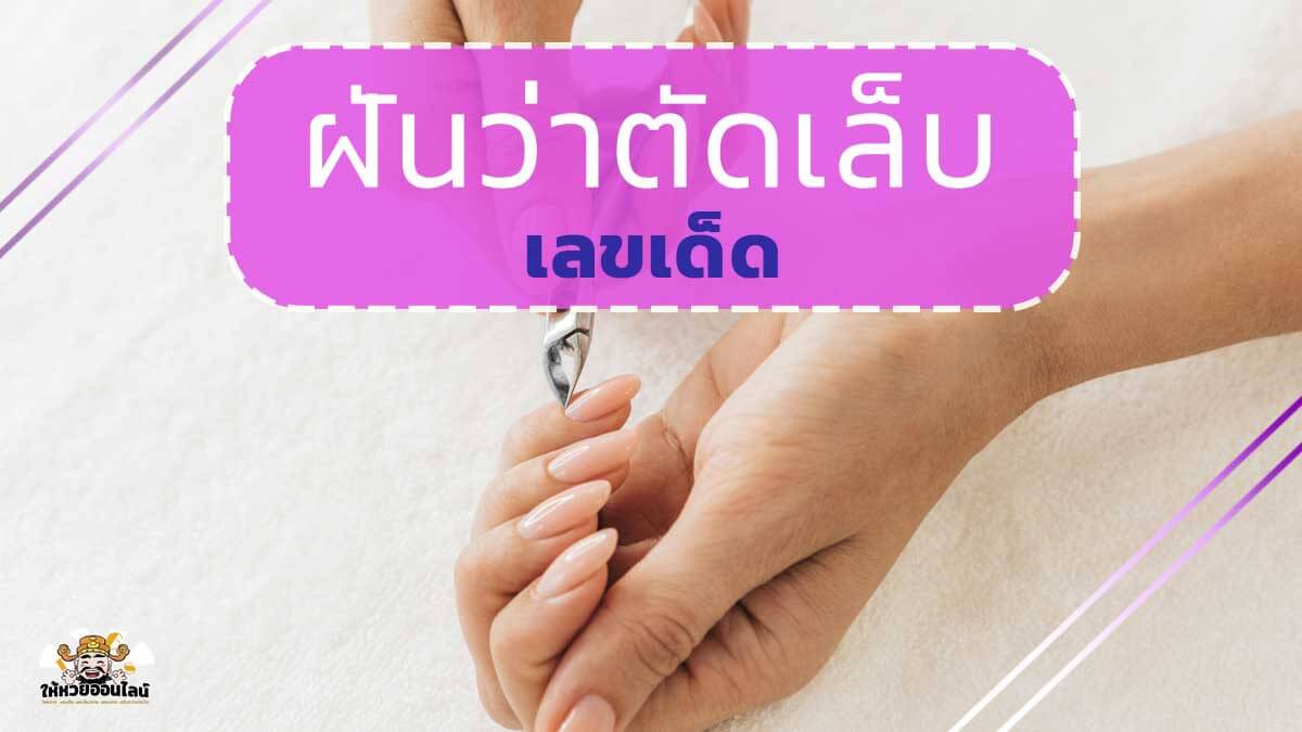 image-ฝันว่าตัดเล็บ เลขเด็ด และความหมายที่แฝงในทำนายฝัน