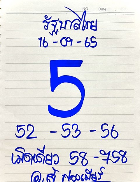 เลขเด็ดเจ๊ฟองเบียร์ 16/9/65